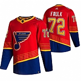 St. Louis Blues 72 Justin Faulk Red Adidas 2020-21 Reverse Retro Alternate Jersey Dzhi,baseball caps,new era cap wholesale,wholesale hats